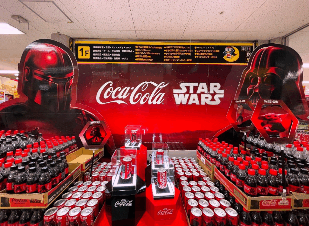 コカコーラスターウォーズタンブラー特設売場情報（全国7か所）