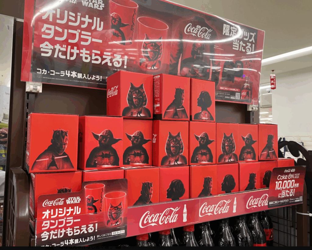 コカコーラスターウォーズタンブラー｜いつから？値段やデザイン・もらい方詳細