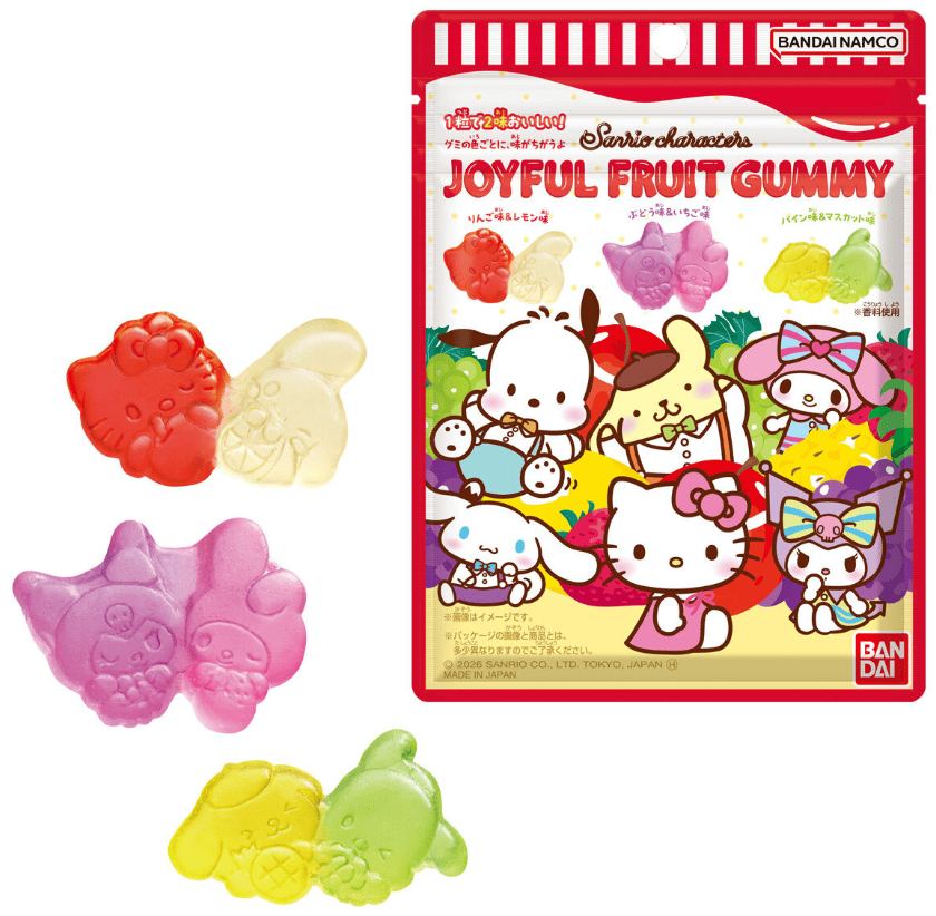 サンリオキャラクターズ JOYFUL FRUIT GUMMY