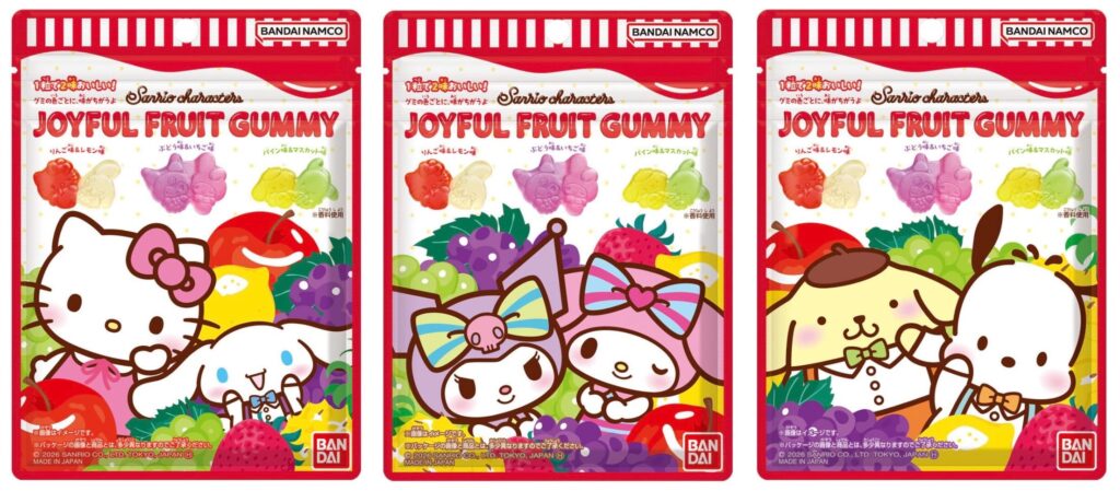 サンリオキャラクターズ JOYFUL FRUIT GUMMY